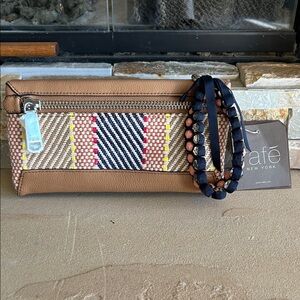 Rafe Tan and Multicolor Clutch